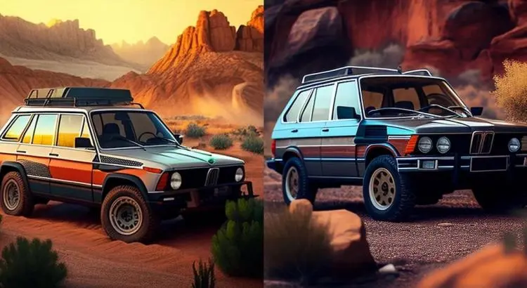 - Et si BMW avait lancé des X3 et X5 dans les années 1980 ?