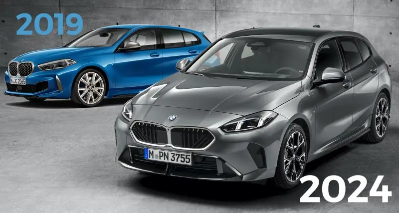BMW Série 1 (2024) : quelles différences face à la précédente génération ? - L'actuelle BMW Série 1 face à la nouvelle (2024)