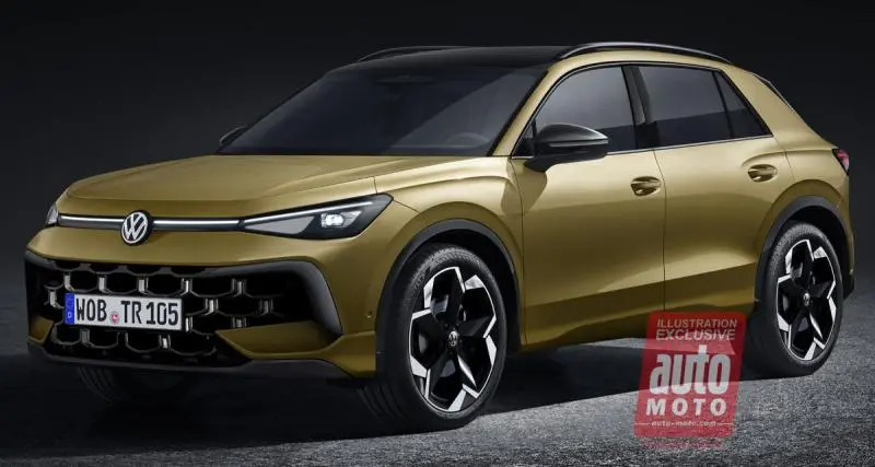  - Futur Volkswagen T-Roc (2025) : notre illustration très précise de la nouvelle génération