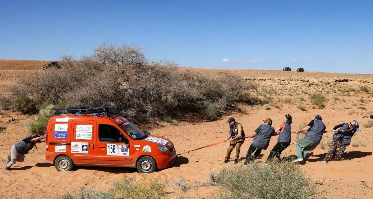 L'une des valeurs clé de ce rallye marocain, c'est la solidarité.
