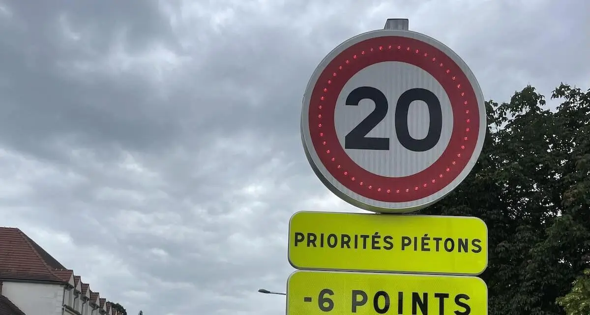 La mairie de Laigneville a mis une portion 20 mètres à 50 km/h 