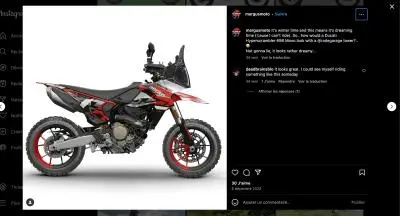 Rumeur Ducati DesertX 698 Monocylindre